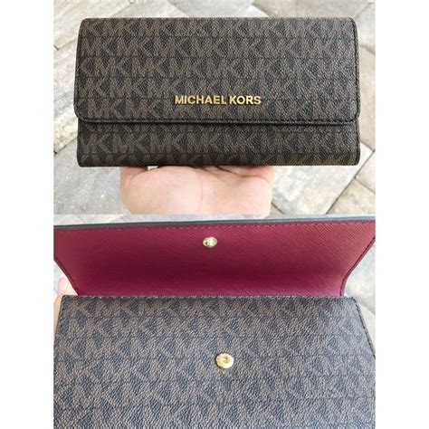 cyber monday michael kors jetset wallet|Michael Kors large trifold wallet.